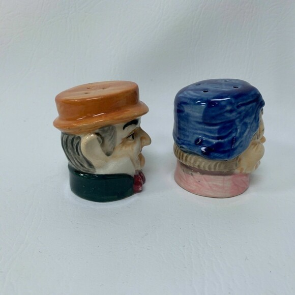 Vintage Man Woman Salt & Pepper Shakers Made in Japan - Picture 4 of 9